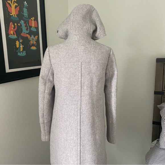 J.Crew Chateau Parka in Italian Stadium-Cloth Wool in Heather Dusk 00 - Picture 6 of 12